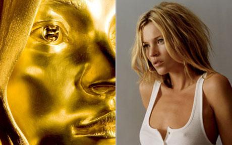 kate moss gold statue